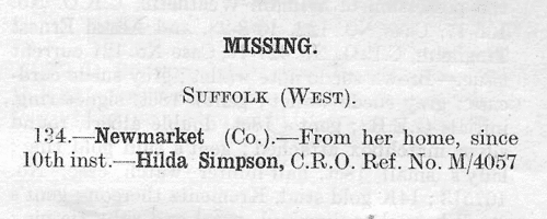 Missing Persons
 (1923)