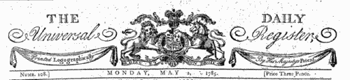 Captains of merchantmen at Glasgow
 (1785)