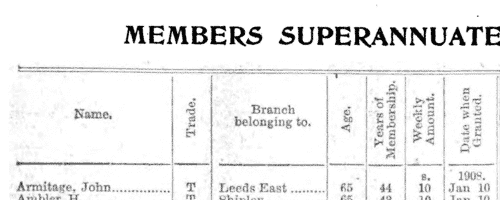 Superannuated Engineers (1908)