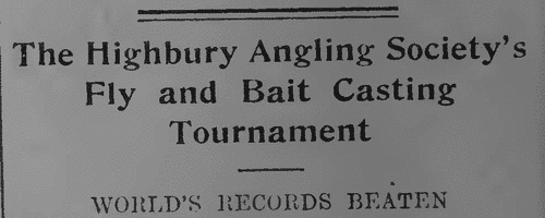 Highbury Anglers (1910)