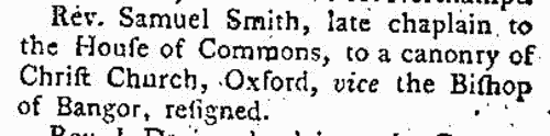 Deaths, Marriages, News and Promotions (1807)