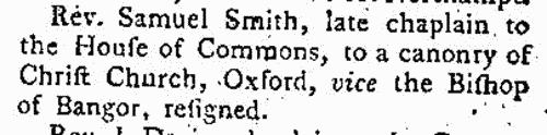 Deaths, Marriages, News and Promotions
 (1807)