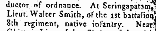 British in India and Ceylon
 (1803)