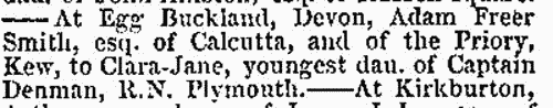 Deaths, Marriages, News and Promotions
 (1840)