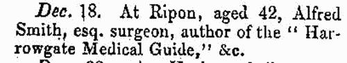 Deaths, Marriages, News and Promotions
 (1850)