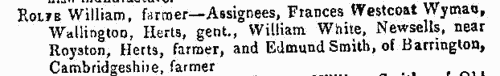 Bankrupts' Assignees
 (1844)