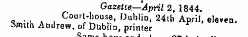 Irish Insolvents
 (1844)