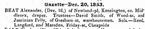 Trustees and Solicitors
 (1854)