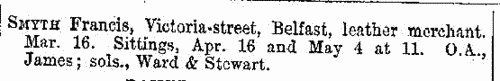 Irish Debtors and Bankrupts
 (1880)