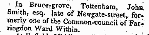 Deaths, Marriages, News and Promotions (1812)