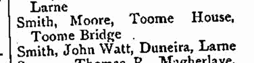 Inhabitants of county Antrim
 (1888)