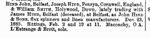 Irish Debtors and Bankrupts
 (1886)