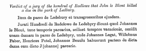 Clerks and Clergy in Herefordshire, Shropshire and Gloucestershire
 (1275-1282)