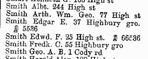 Inhabitants of Clapham in Bedfordshire
 (1957)