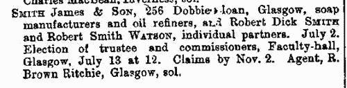 Scottish Debtors, Insolvents and Bankrupts (1887)