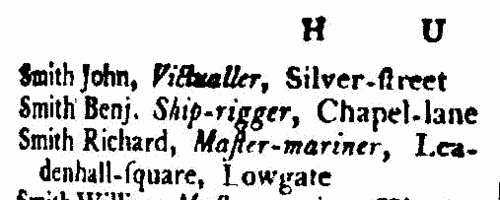 Inhabitants of Gloucester (1790-1797)