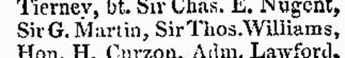 Patrons and officers of London benefit societies
 (1841)