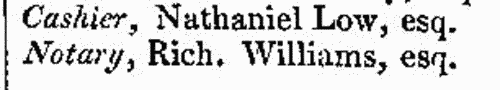 Officials of the Bank of Ireland
 (1841)