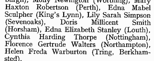 Officials of the Principal Probate Registry
 (1937)