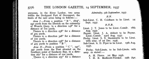 Auxiliary Air Force appointments and decorations
 (1937)