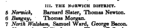 Wesleyan Methodist preachers
 (1818)