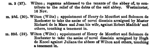 English Patent Rolls: entries referring to Ireland
 (1275-1276)