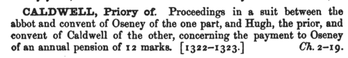 Bedfordshire charters
 (1610-1619)