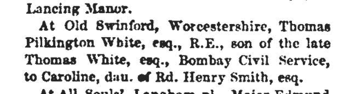 Deaths, Marriages, News and Promotions
 (1862)