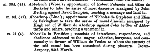 Patent Rolls: entries for English possessions in France
 (1278-1279)