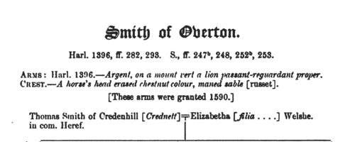 Armigerous families in Shropshire
 (1623)