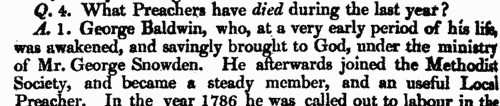 Obituaries of Wesleyan Methodist ministers
 (1810-1811)