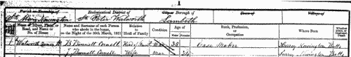 Inhabitants of Newington in Surrey
 (1851)