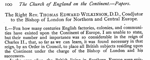 Speakers at the Anglican Church Congress
 (1892)