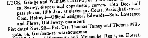 Creditors and solicitors in England and Wales
 (1847)