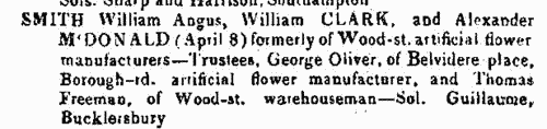 Trustees and solicitors in England and Wales
 (1847)