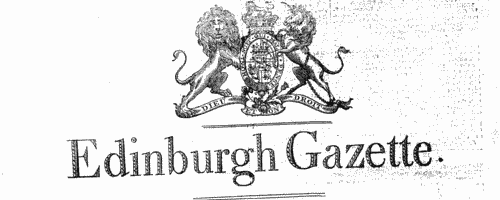 Civil appointments in Scotland
 (1820)