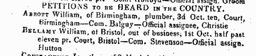 Insolvents in bankruptcy in England and Wales
 (1846)