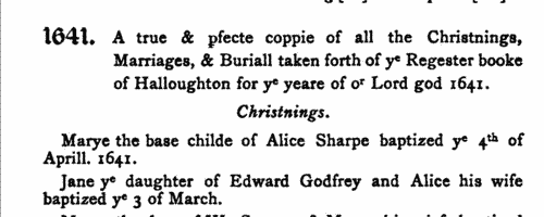 Southwell Peculiar Baptisms, Marriages and Burials
 (1614-1641)