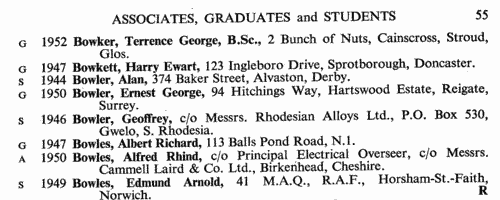 Electrical Engineers
 (1952)