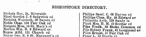 Residents, officials and traders of Bishopstoke
 (1956)