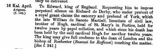 Clergy, the religious and the faithful in Britain and Ireland
 (1362-1404)