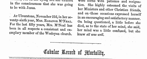 Methodist Obituaries
 (1856)