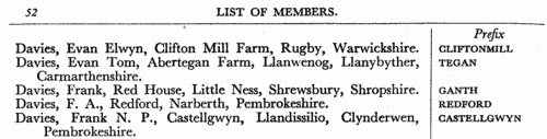 Owners and Breeders of Friesian Cattle
 (1951)