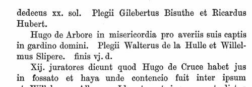 Courtroll of the manor of Bledlow, Buckinghamshire
 (1249)