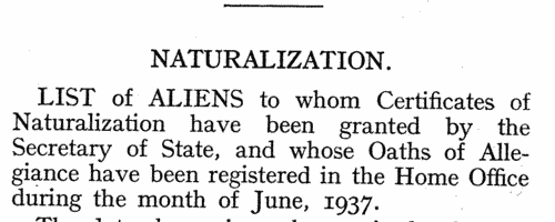 Naturalized Aliens
 (1937)