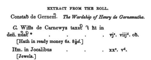 Inhabitants of King's Lynn 
 (1274-1275)