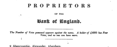 Proprietors of the Bank of England
 (1838)