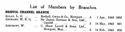 Shipping and Forwarding Agents: Liverpool and District (1948)
