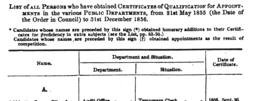 Post Office Workers
 (1855-1856)