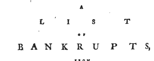 Bankrupts
 (1789)